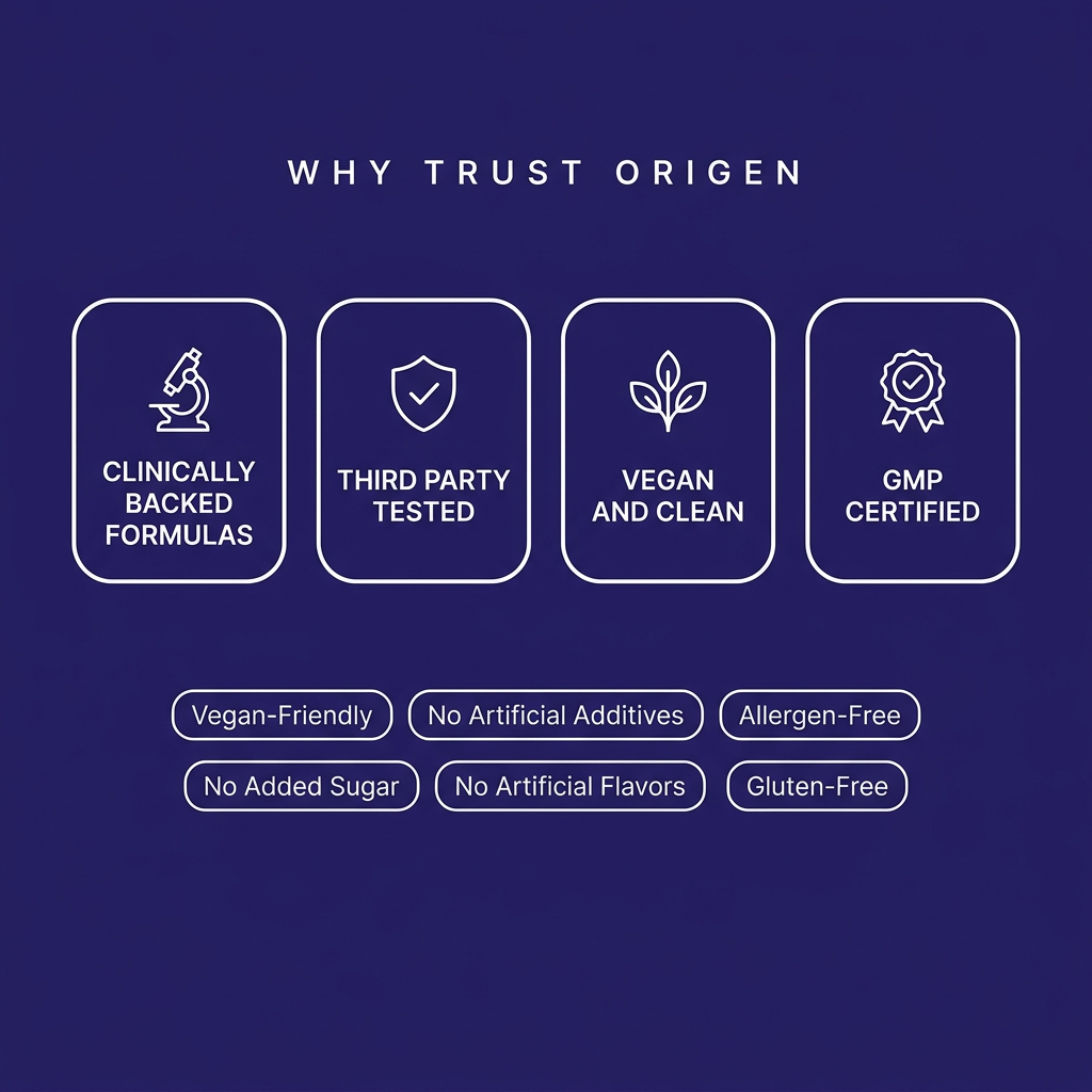 ORIGEN trust badges